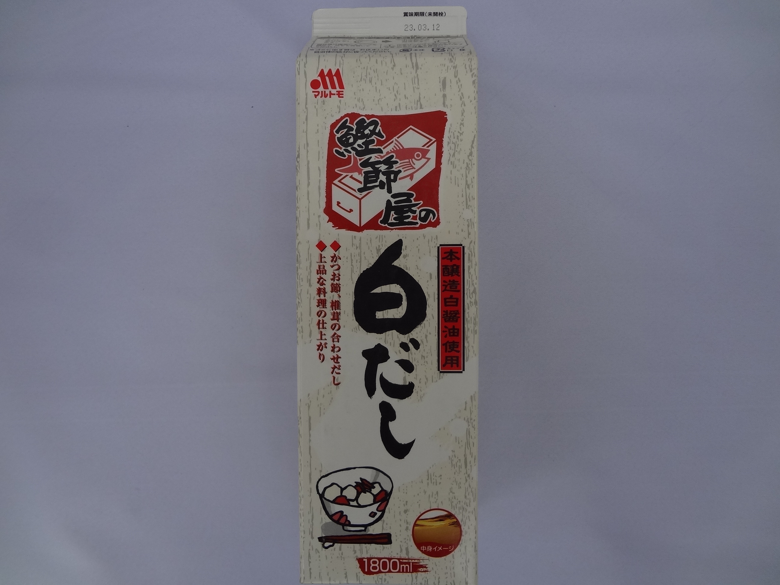 マルトモ 鰹節屋の白だしK 1.8L | ヤスノ・オンライン Web注文・商品